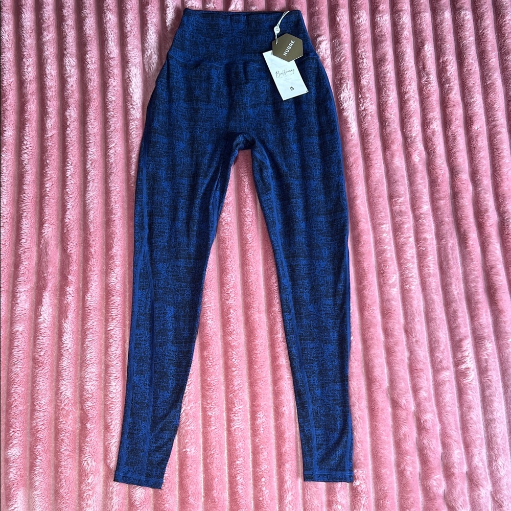 BuffBunny Blue Patterned Leggings